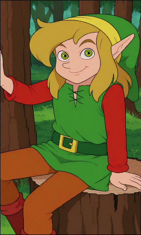 Link (The Legend of Zelda - CD-i version) / リンク (ゼルダの伝説) | Illustrious IL V1