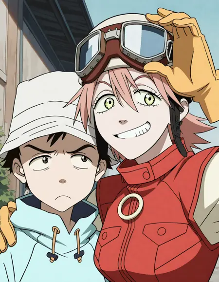 FLCL フリクリ / Characters and Style (Illustrious)