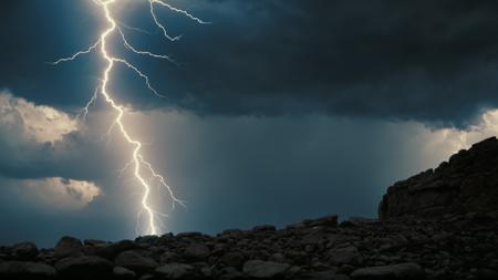 cinematic film still of  <lora:spartan style v2:1>
In 480 B.C. a lightning bolt hitting through a cloudy sky,outdoors,sky,cloud,no humans,sunlight,cloudy sky,scenery,rain,light rays,sunbeam,lightning , realistic, realism, photorealism, hyperrealism, hyperrealistic, realistic, sharp, detailed, cinematography style, film light style, movie still,  professional photography, artistic, perfection, contrast, cinematic, filmic, high quality photo,  8k quality, colorful, photography style, different people, war, warrior, armor, spartan style, shallow depth of field, vignette, highly detailed, high budget, bokeh, cinemascope, moody, epic, gorgeous, film grain, grainy