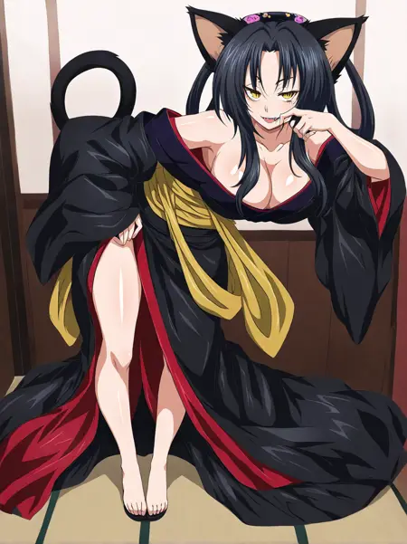Kuroka-Highschool DXD (Mobage Style)