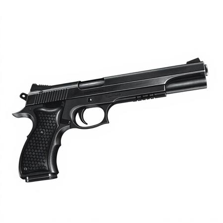 beautiful, high quality, masterpiece, score_9, score_8_up, score_7_up, highly detailed, drawing artstyle, fantasy design, black handgun. stylish, criminal vibe