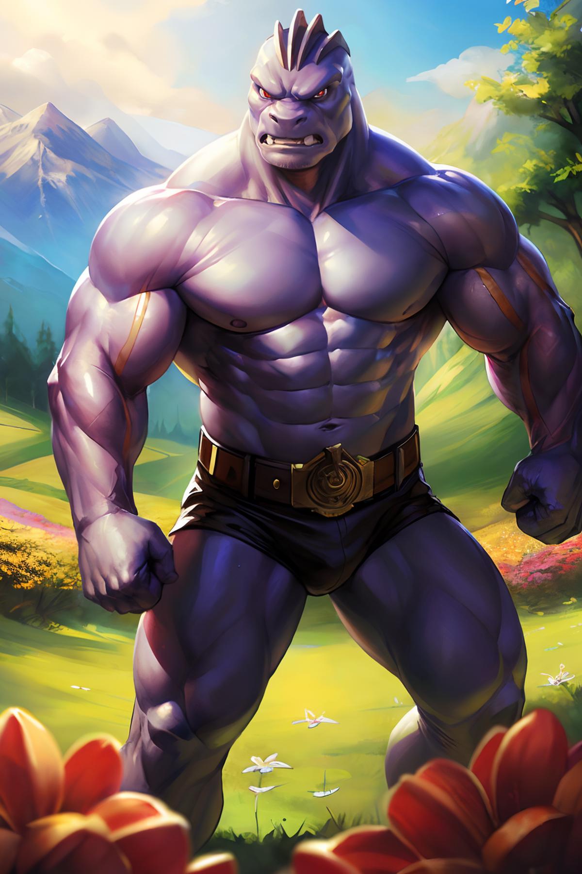 Machoke (pokemon) image by wikkitikki