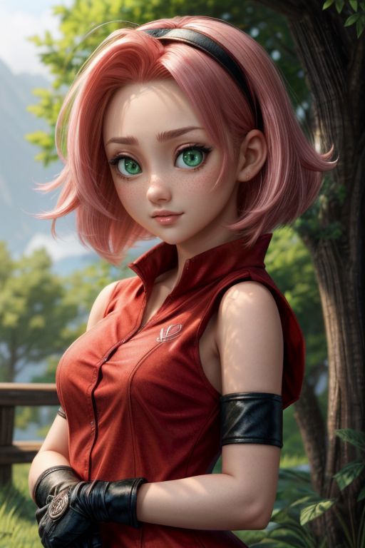 Sakura Haruno (春野サクラ) - Naruto (ナルト) - COMMISSION image by emaz
