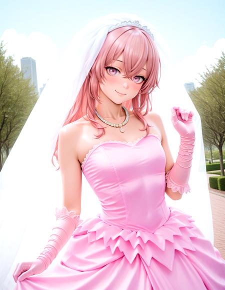 Kurumi's Wedding Dress(Pink ver.) - Commission v1.0