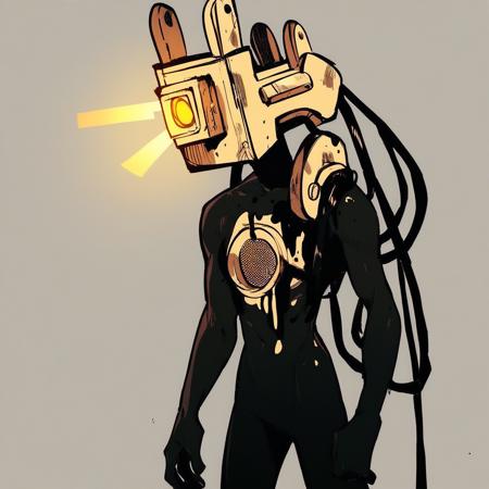The projectionist ( bendy and the ink machine, projector Head) Pony