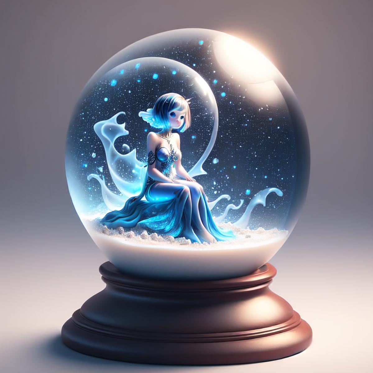 Crystal Ball/Christmas crystal ball/Crystal Ball Gift/水晶球 image by TOPLCL