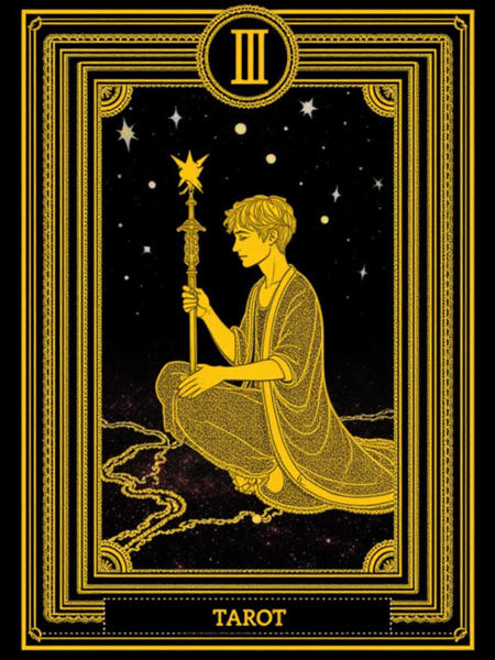 Tarot Card-FLUX-PAseer Dark Golden v1.0