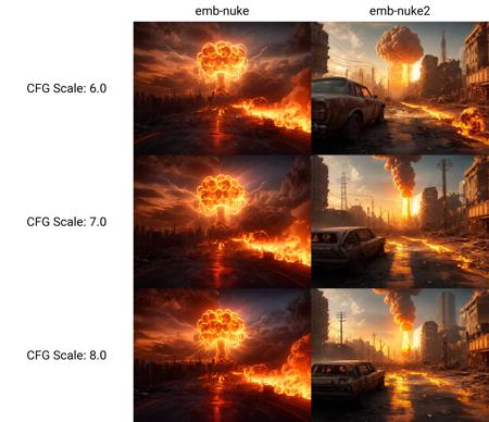 one large illuminated nuclear blast with shockwave by emb-nuke in the distance,photo of a filthy post-apocalyptic street, burned-out buildings,abandoned cars, trash on the sidewalk
(highly detailed:1.2),(best quality:1.2),(8k:1.2),sharp focus,(subsurface scattering:1.1),award-winning photograph,professional portrait photography
(very detailed background:1.2),dramatic lighting,35mm,detailed concept art