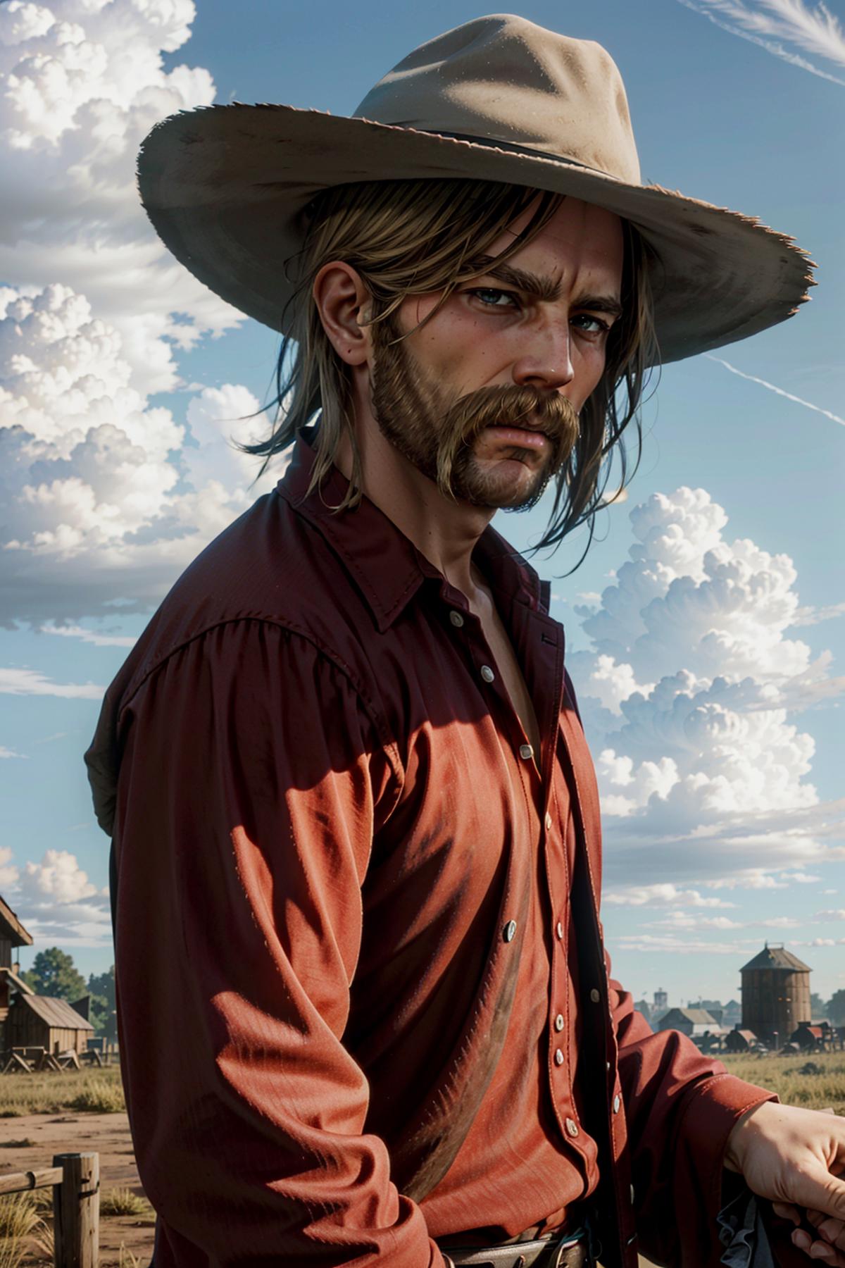 Micah Bell from Red Dead Redemption 2 image by BloodRedKittie