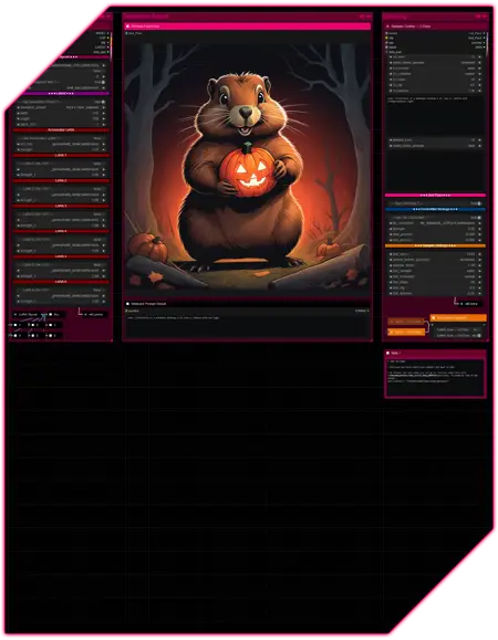 ComfyUI — Quicksand Hourglass — XL/P/1.5 +Meta