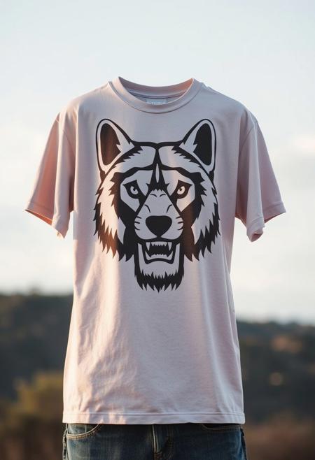 t-shirt, realistic style, photography style