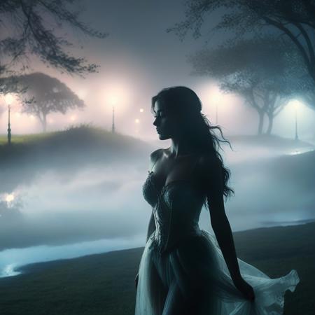 <lora:03realismPainting_Hap_XL:2.9>, by Sady Sadness ï¼8k, fine art, dreamy background, fog, gloomy, dark fantasy. bright,  beautiful, splashes,Glittering, sweet and enchanting, delicate, edge lighting, lights, extreme, magic, surreal, fantasy, Womanï¼