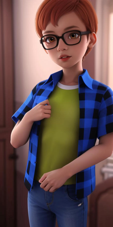 Chris Lahiffe, Ladybug, Miraculous. Different models and attires. 🟤 Civilian (SD1.5)