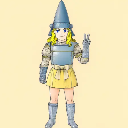 Aurora - oc - magical girl samurai