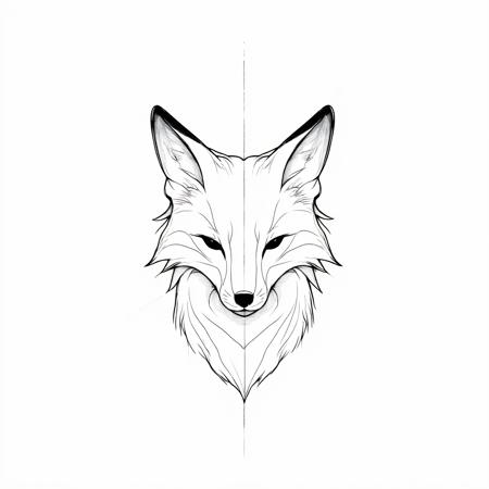 Minimalist Line Art (SDXL, Pony) Flux