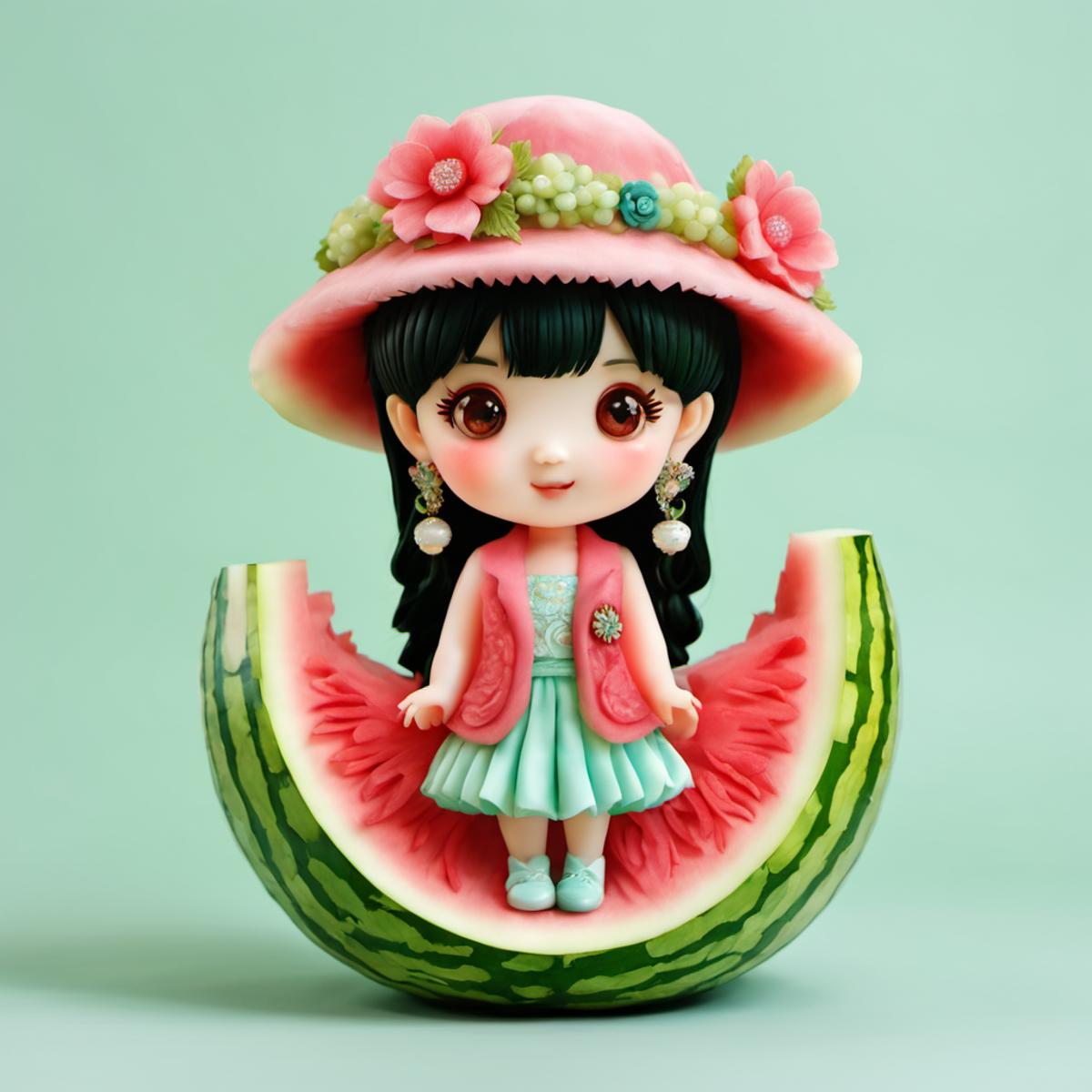 watermeloncarvingSDXL image by chirenshuomeng