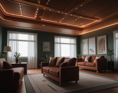 Neo Art Deco Interior (Architecture) (Pony) (AD) v1.0