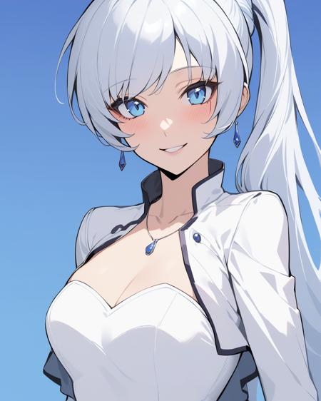 weiss schne,Long hair,blue eyes,white hair