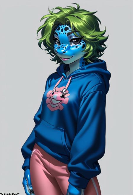 Blue Poison Dart Frog for PonyXL V1