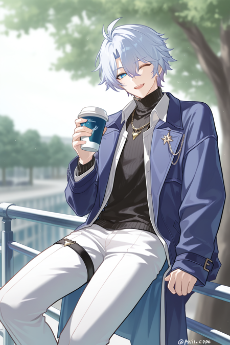 phainon (luckin coffee) (honkai star rail) || 瑞幸咖啡 白厄 崩坏：星穹铁道 v1.0[IL-XL-V1.0]