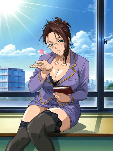 Remi Izumi (Hentai: Inbaku Gakuen / School of Bondage) NoobAi-Xl V-pred / Epsilon Illustrious