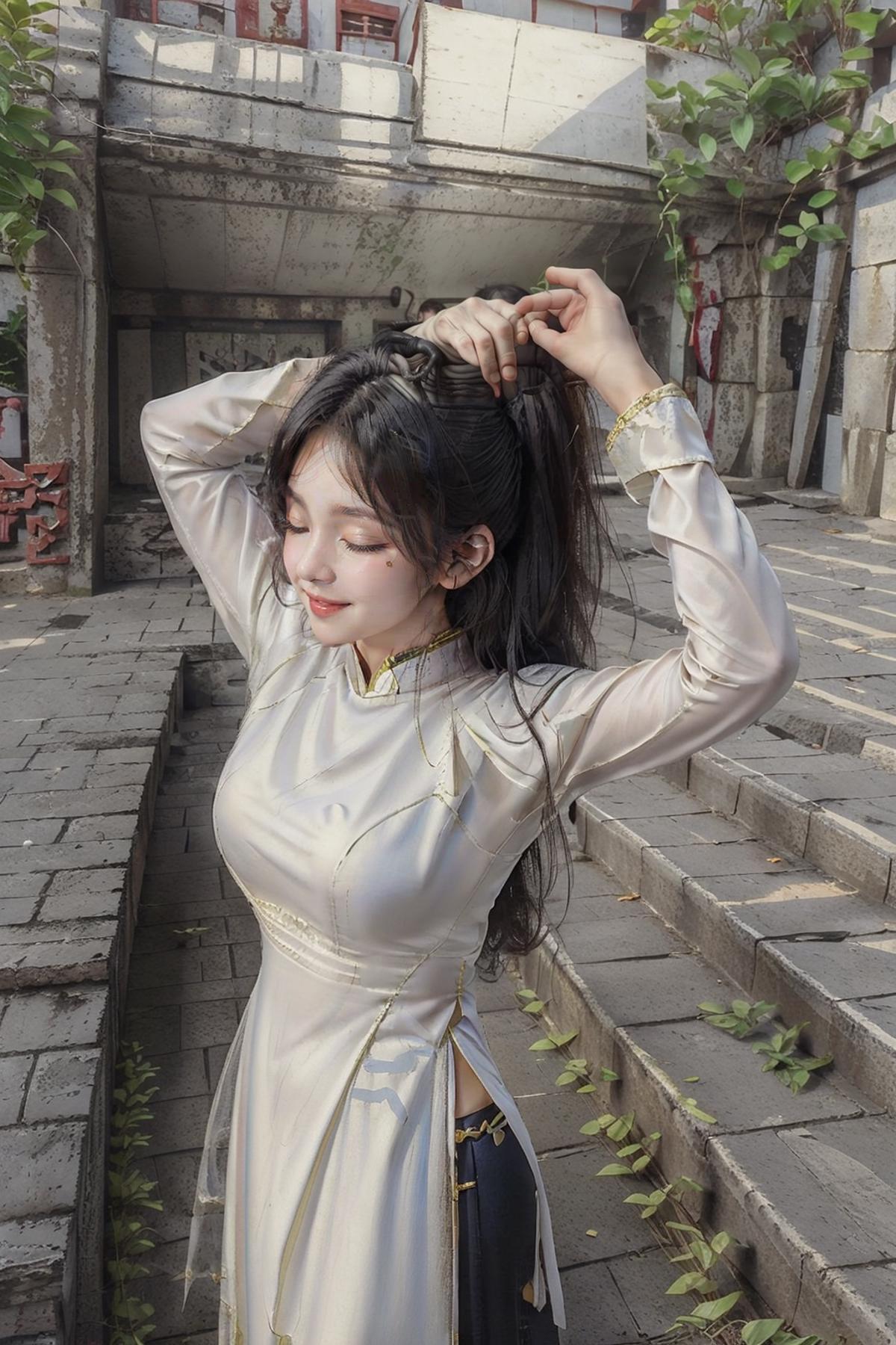 Ao Dai - Vietnamese Long Dress image by Athur_Morgan