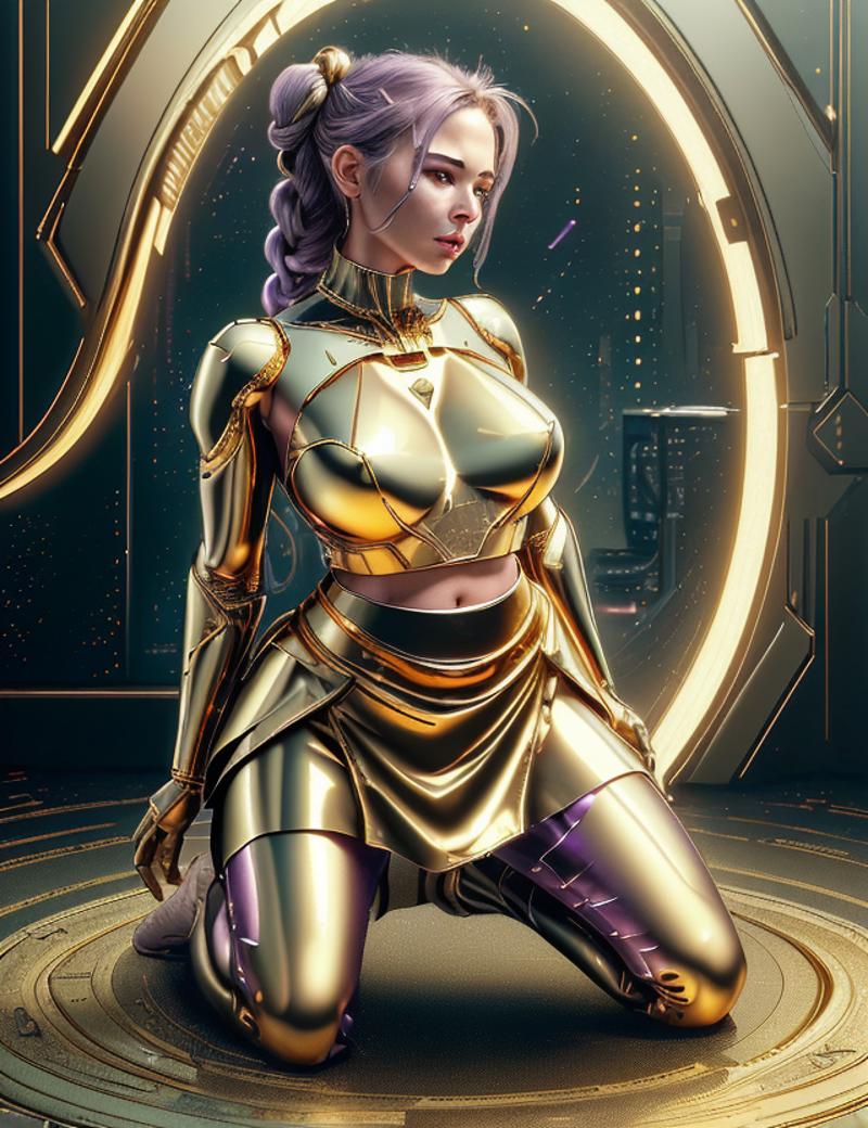 Golden Tech - World Morph image by DonMischo