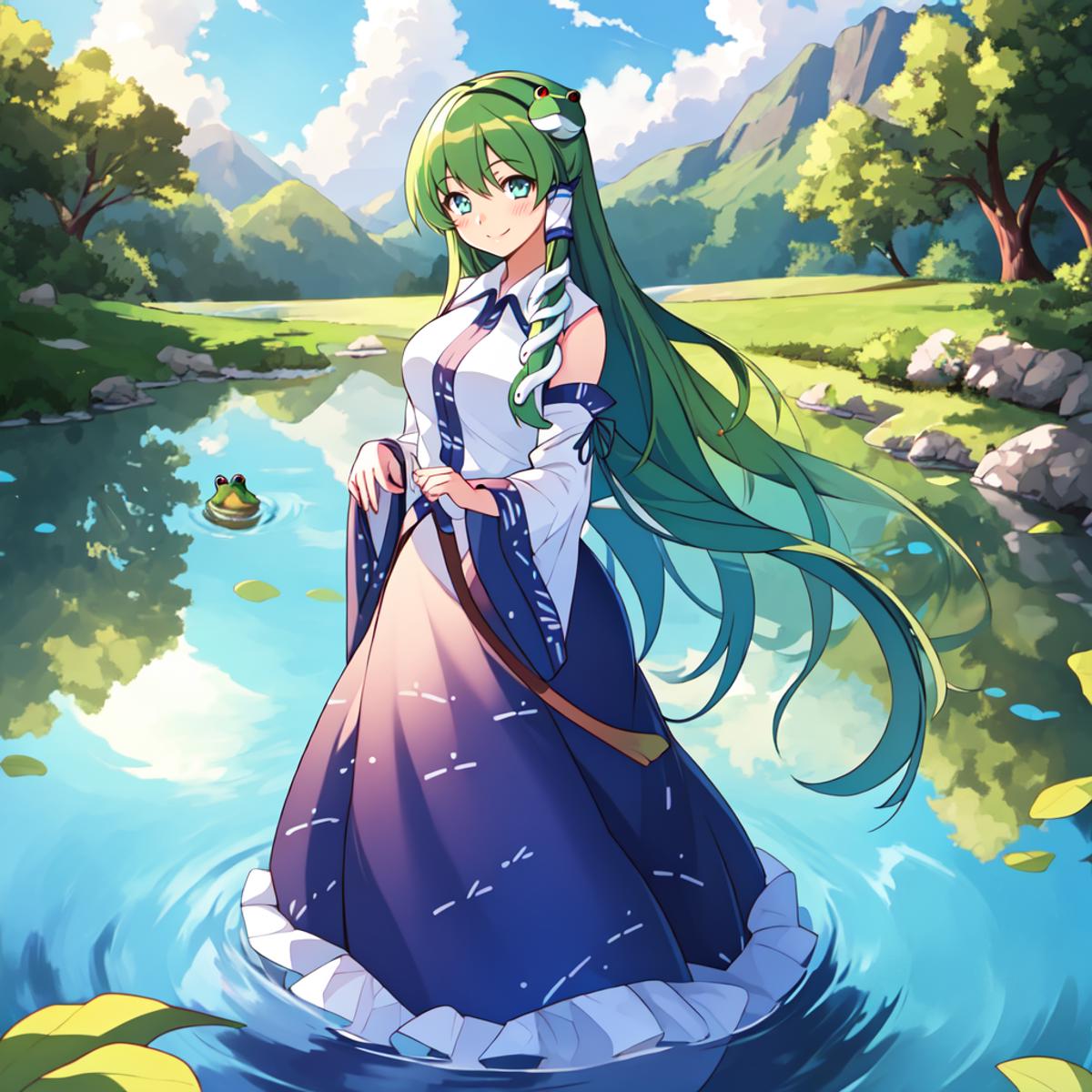 Sanae Kochiya | Touhou image by kriChris14