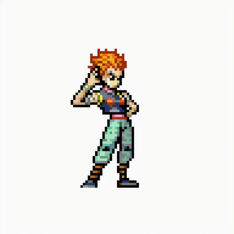 Sprite Art from Jump superstars and Jump Ultimate stars | PixelArt AI Model image by titansteng