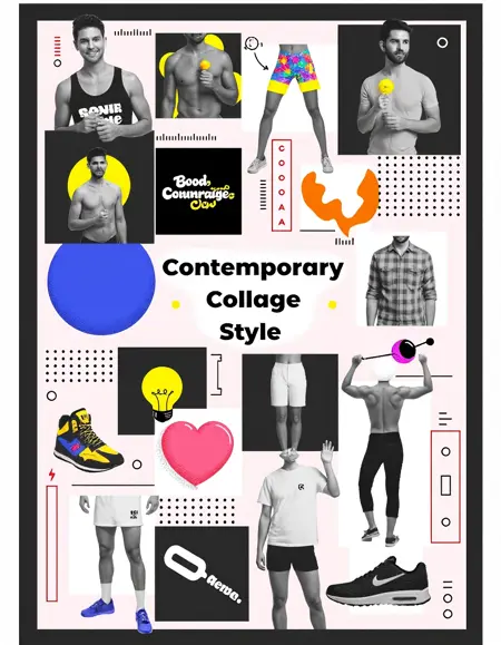 Contemporary Collage Art Style (PsiClone's ArtForge MasterKit)