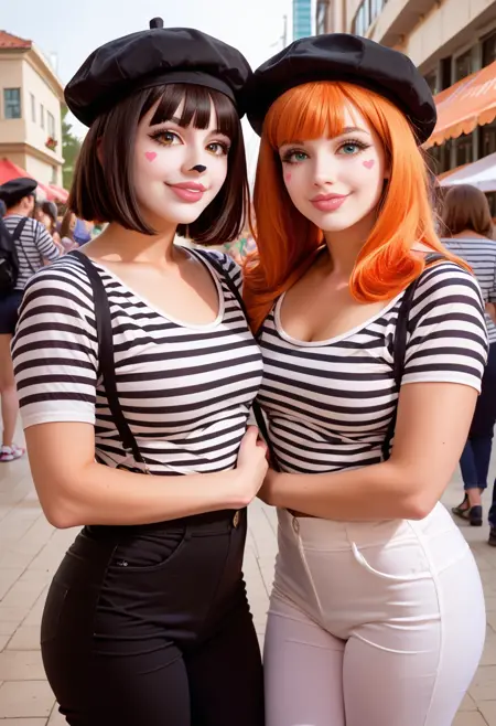 Mime Girls