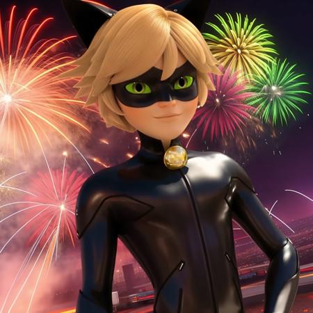 Miraculous Cat Noir - v1.0, Stable Diffusion LoRA