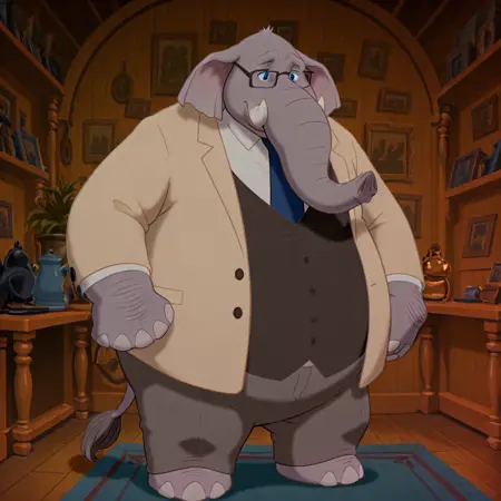 Woolie The Elephant illustrious