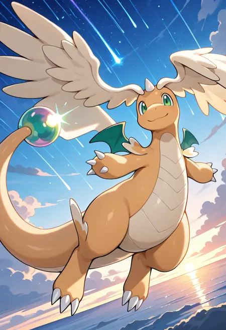 Mega Dragonite (Pokemon/ポケモン)-Pony/Illustrious