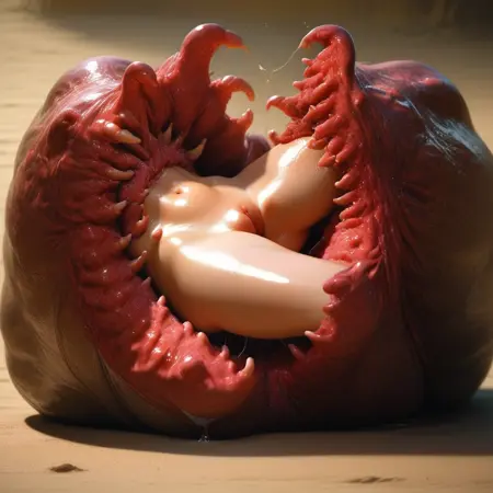 Vore Swallowed from both ends