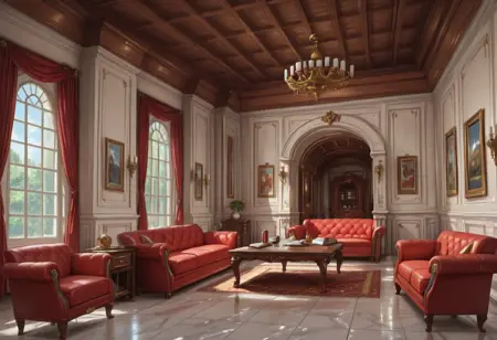 Authoritarian Interior (Architecture) (Illustrious) (AD)