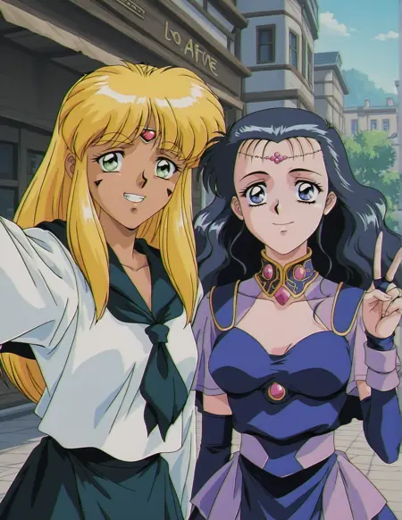 Karisu and Lydia / Dragon Rider ドラゴン・ライダー (Illustrious)