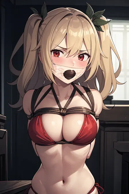 Stuffed Clear Tape Gag