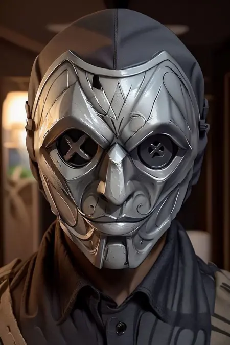 Button X eyes (like beldam from Coraline)