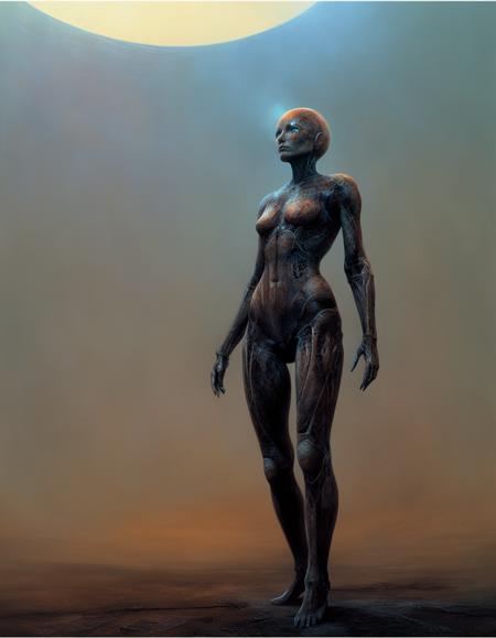 digital artwork by Beksinski