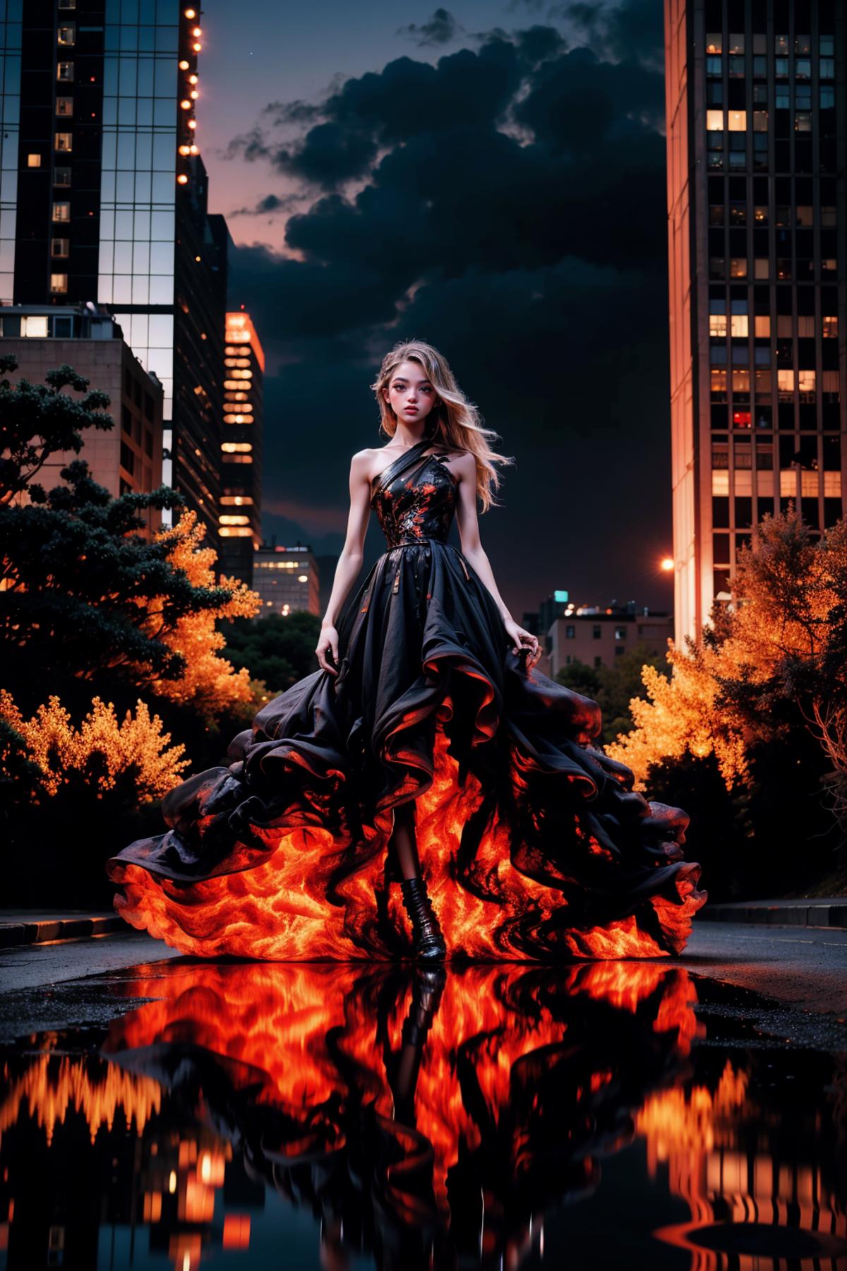 Lava Gown image by MadJoker