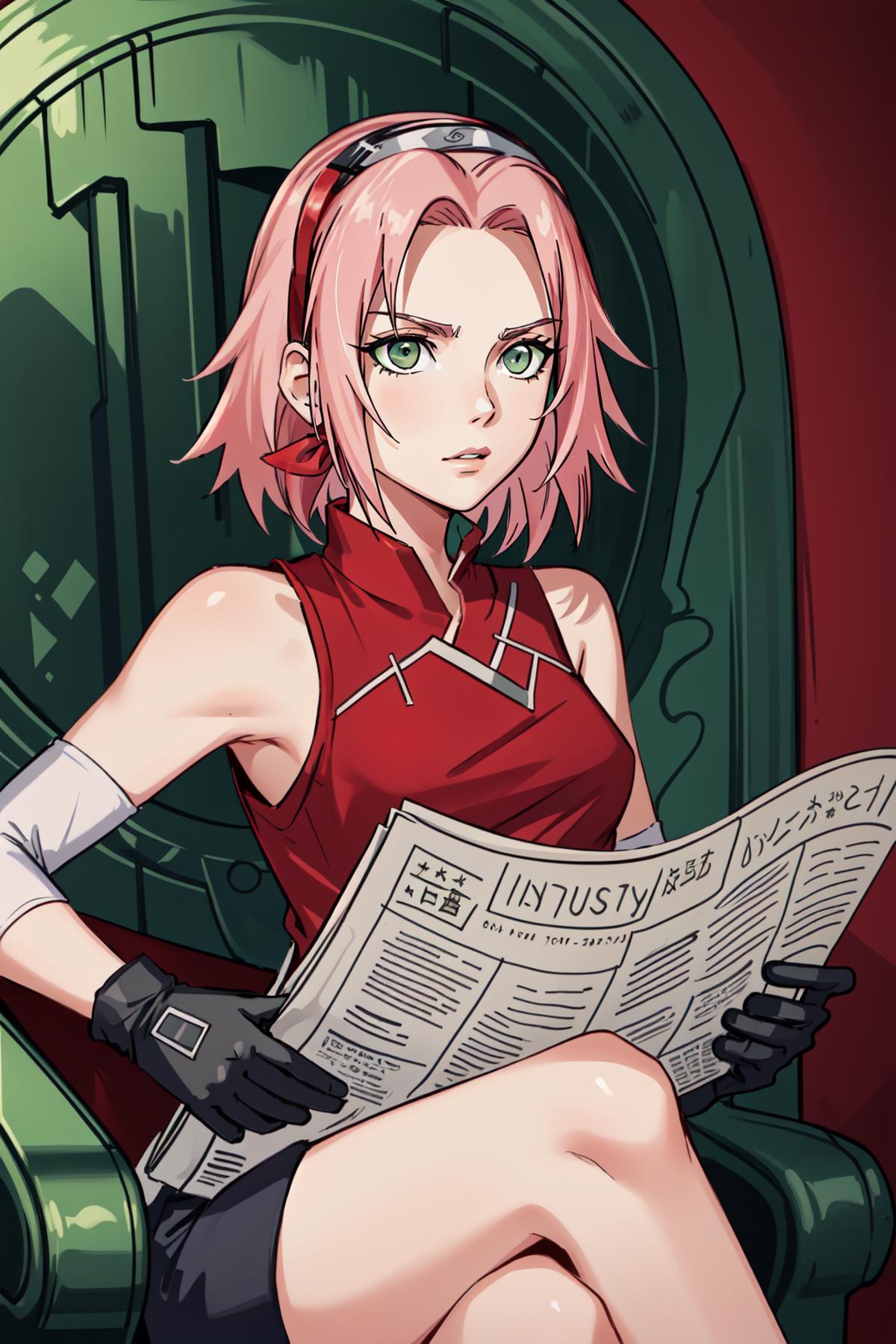 Sakura Haruno (春野サクラ) - Naruto (ナルト) - COMMISSION image by PettankoPaizuri