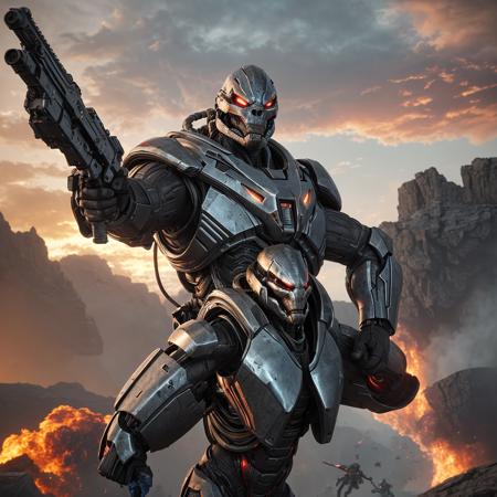 Gigant predator, cinematic, prime 1 studio, sci-fi but wild, titanium, linquivera,ultrawide lens, micro photography, sunset, beautiful, cgsociety, artstation, 8 k, cinematic action, explosions, persecucin, fire, war, adrenaline, 35mm,

<lora:more_details:0.5>,


