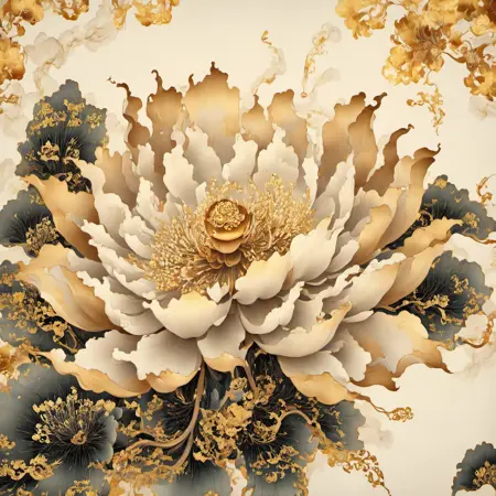 [Qiyeh] Oriental Brocade Painting-Golden Mythology