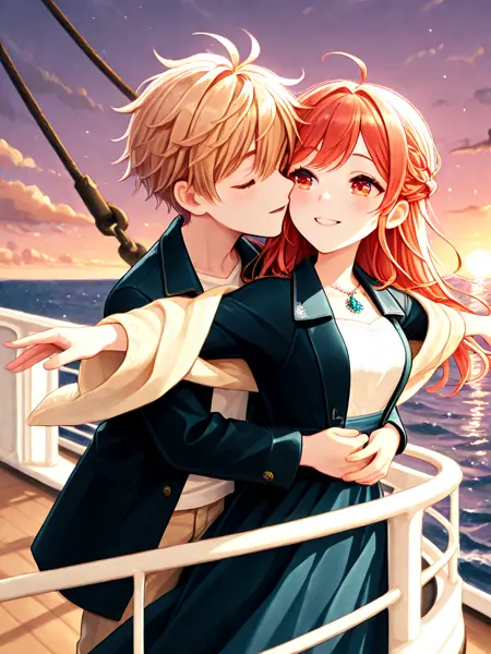 titanic hug