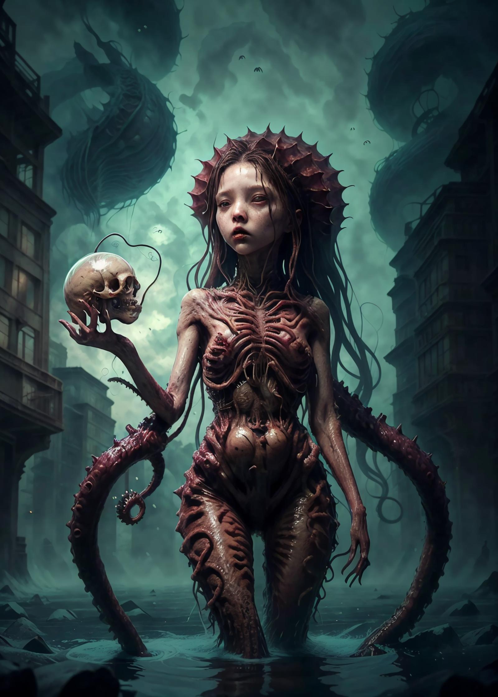 Cthulhu Monster Mix style-克苏鲁怪物混合风格 image by ttplanet