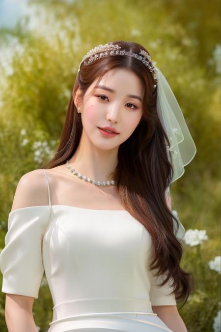 <lora:iveWonyoung:1>,Wonyoung,(close-up photo:1.5),(pov:1.1),korean, woman, complex 3d render ultra detailed, portrait of beautiful women, smile,looking over spruce forest, moody portrait, striking features, beauty, intricate details, dramatic composition, tension, contrast, texture, realism, high-quality rendering, stunning art, high quality, film grain, Fujifilm XT3,swirly bokeh,(realistic, photo-realistic:1.4),RAW photo,physically-based rendering,(looking at camera:1.5),(looking at viewer:1.2),(8k, best quality, masterpiece:1.2),(full body shot:1.1),octane render,extremely detailed CG, unity 8k wallpaper,studio soft light, rim ligh,in forest,sunlight,standing,(a girl is wearing wedding dress:1.5),hyper realistic detail shiny skin,ultra detailed,(ultra realistic:1.5),(intricate:1.2),(photorealistic:1.4),1girl,(skinny:1.3),detailed background