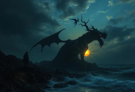 When the sun hides behind the sea, and the shadows begin to walk, their eyes see what no one else saw, a dark world that the day hid. The stars break into place, and the cracks in the sky begin to speak. Creatures born of another reason lurk in every corner.