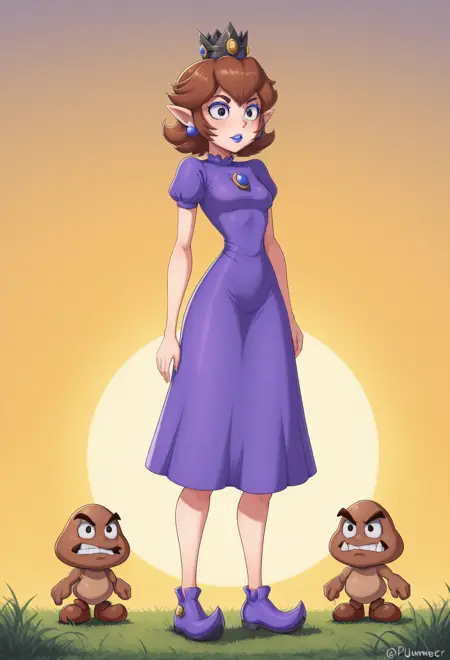 NaughtyTech Character: Rule 63 Waluigi