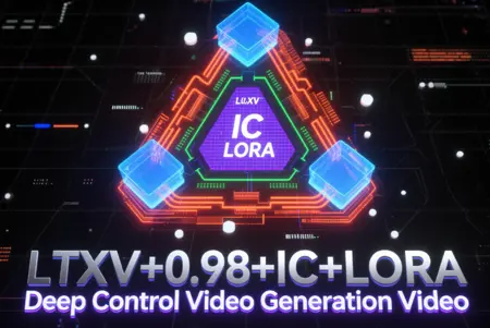 LTXV+0.98+IC+LORA Deep Control Video Generation Video